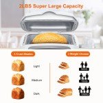 MOOSOO 2lb Automatic Bread Making Machine