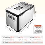 19-in-1 Automatic Compact 2LB Bread Maker
