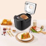 2LB Automatic Compact Bread Maker with 3 Crust Options