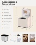 KOVIET 25-in-1 Automatic Bread Maker Machine