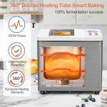 19-in-1 Smart Bread Maker with Nonstick Ceramic Pan