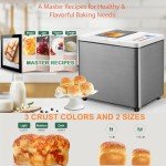 19-in-1 Smart Bread Maker with Nonstick Ceramic Pan