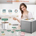 19-in-1 Smart Bread Maker with Nonstick Ceramic Pan