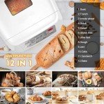 2LB 12-IN-1 Bread Maker with Gluten-Free Setting
