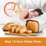 2LB 12-IN-1 Bread Maker with Gluten-Free Setting