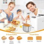 2LB 12-IN-1 Bread Maker with Gluten-Free Setting