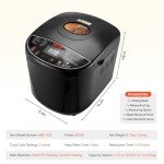 VEVOR 19-in-1 Automatic Bread Maker Machine