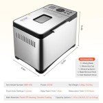 VEVOR 19-in-1 Automatic Bread Maker Machine