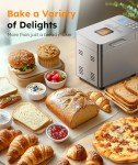 OSIPOTO 2LB Stainless Steel Bread Maker Machine