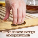 Nuvograin Wood Bread Cutting Board & Slicer