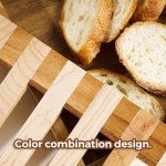 Nuvograin Wood Bread Cutting Board & Slicer