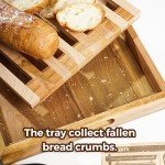 Nuvograin Wood Bread Cutting Board & Slicer