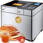 KBS 17-in-1 Stainless Steel Bread Maker, 2LB