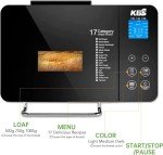 KBS 17-in-1 Stainless Steel Bread Maker, 2LB