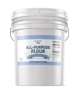 Versatile 5 Gallon Bucket of All-Purpose Flour