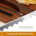 16.5” Serrated Bread Slicer with Bow Design