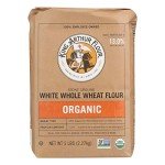 King Arthur Organic White Whole Wheat Flour, 5 lbs