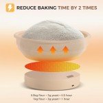Yacumx Sourdough Bread Proofing Basket Set