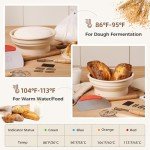 Yacumx Sourdough Bread Proofing Basket Set