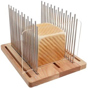 Stainless Steel Adjustable Bread Slicer with Guide