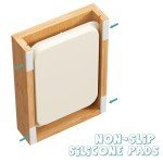 Bamboo Adjustable Bread Slicer with Crumb Catcher