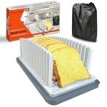 Adjustable Bread Slicer with Crumb Tray