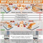 Adjustable Bread Slicer with Crumb Tray