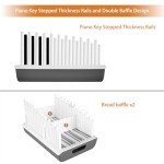 YONGAIJIA Adjustable Bread Slicer with Storage Tray