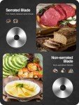 Electric Deli Meat Slicer with Adjustable Thickness