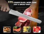 CoquusAid 10.6" Serrated Bread Knife