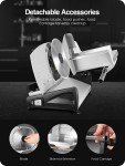 Electric Deli Meat Slicer with Adjustable Thickness