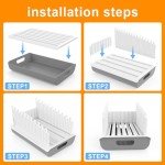 Adjustable Bread Slicer with Crumb Tray