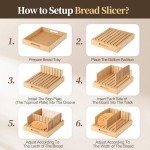 Adjustable Bread Slicer for Sourdough and Artisan Loaves