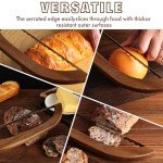 Acacia Bread Knife – Perfect Sourdough Slicer