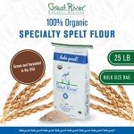 Organic Specialty Spelt Flour, Stone Ground, 25 lbs