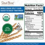 Organic Specialty Spelt Flour, Stone Ground, 25 lbs
