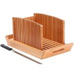 Kiss Core Bamboo Bread Slicer with Crumb Catcher