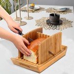Kiss Core Bamboo Bread Slicer with Crumb Catcher