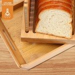 Kiss Core Bamboo Bread Slicer with Crumb Catcher