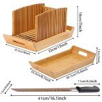 Kiss Core Bamboo Bread Slicer with Crumb Catcher