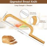 ZONGALL Adjustable Bread Slicer with Knife
