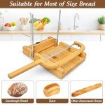 ZONGALL Adjustable Bread Slicer with Knife