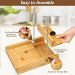 ZONGALL Adjustable Bread Slicer with Knife