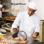 Manual Bread Slicer with Adjustable Thickness and Suction