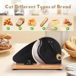 Manual Bread Slicer with Adjustable Thickness and Suction