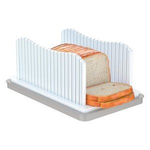 Foldable Bread Slicer with Crumb Tray