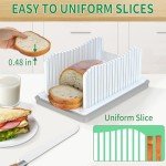 Foldable Bread Slicer with Crumb Tray