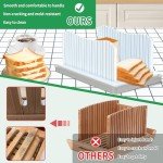 Foldable Bread Slicer with Crumb Tray