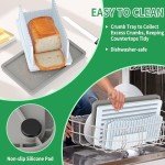 Foldable Bread Slicer with Crumb Tray