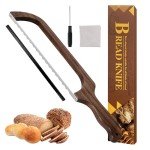 Mecyfaty Sourdough Bread Knife with Protective Cover